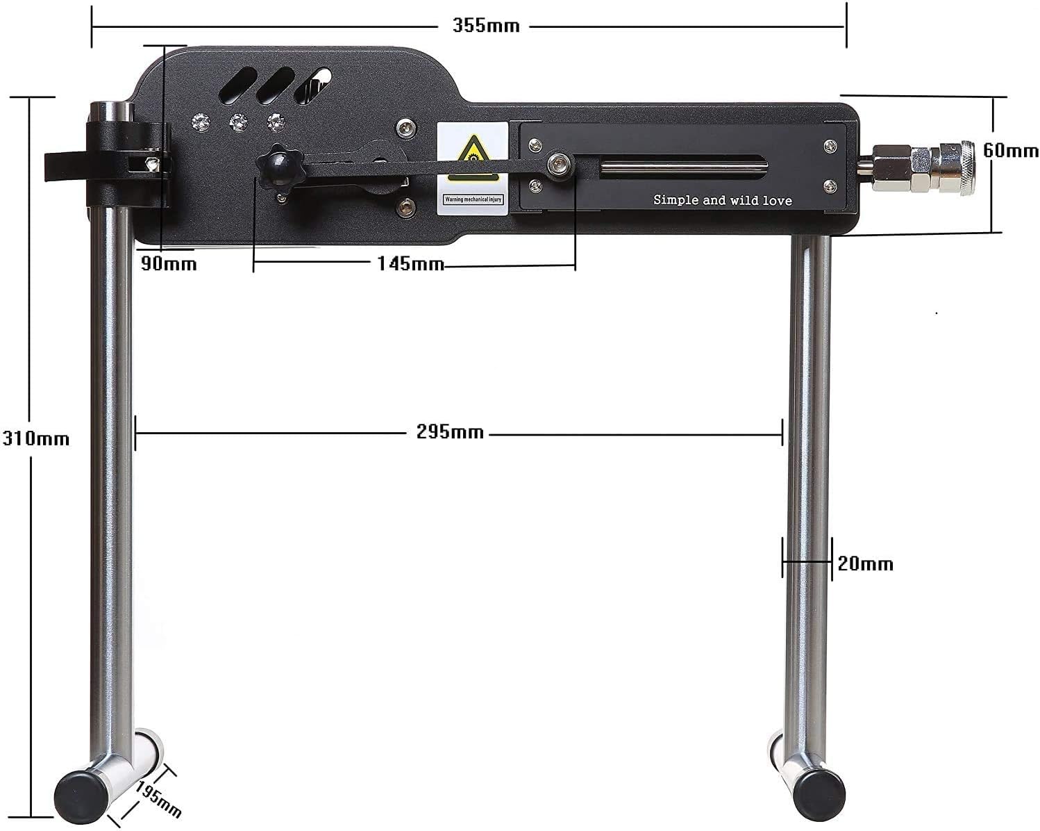 Sex Machine Love Machine Gun for Women and Men with Remote Controller Dildo Machine Attachments Multiple Frequency Adult Sex Machine
