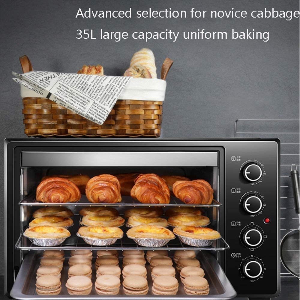 FAXIOAWA Forno Elettrico Forno Domestico Multifunzione Completamente Automatico Mini forni da 35 Litri ad Alta capacità