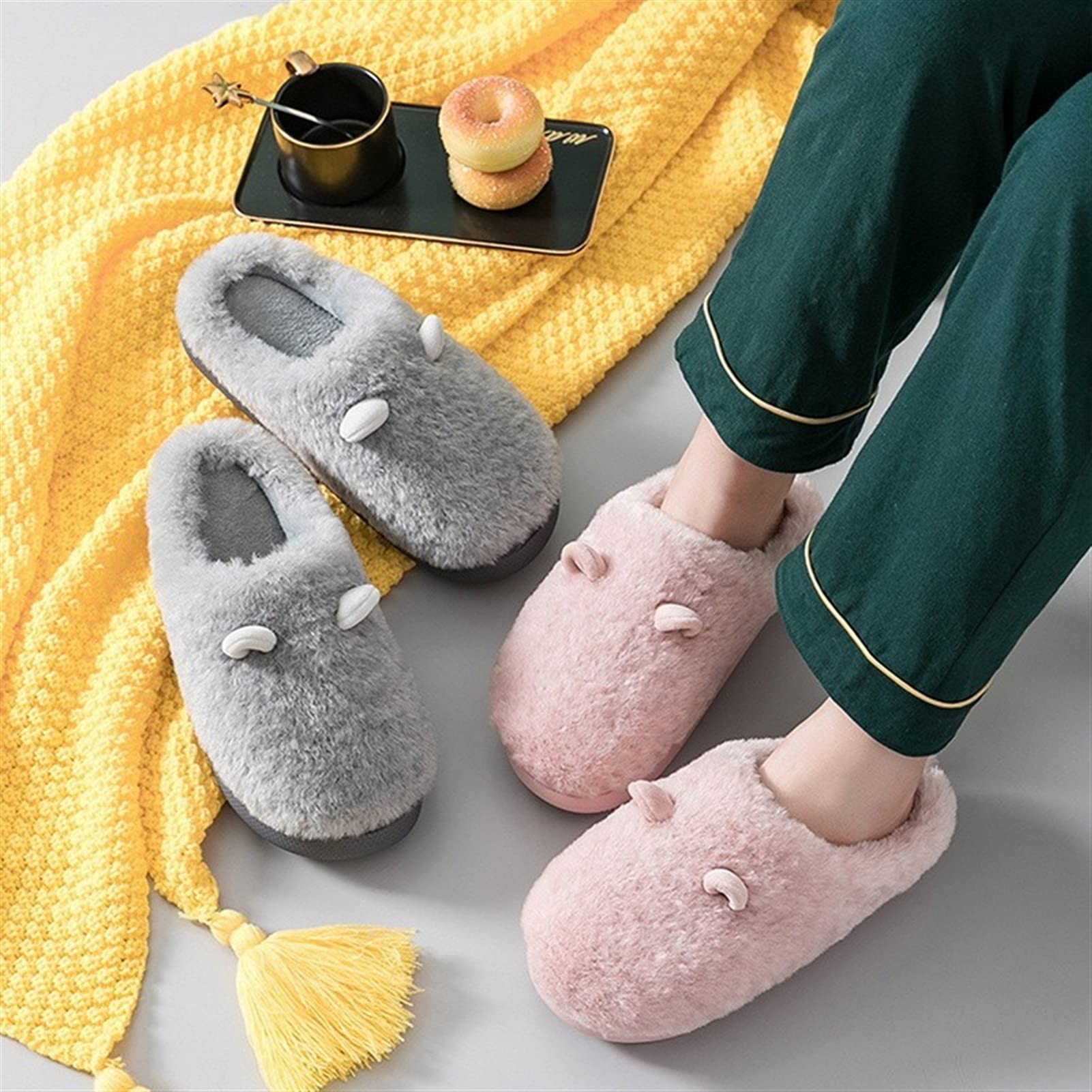 Pantoufles de sommeil confortables – Chaussures d'intérieur confortables pour femme