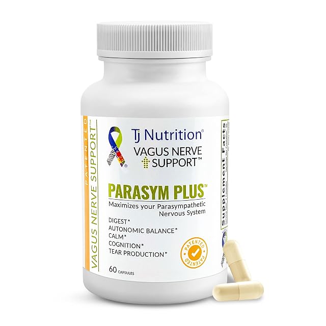 Parasym Plus Vagus Nerve Support Patented Digestive Nutritional Supplements Energy Booster for Men and Women Memory Supplement for