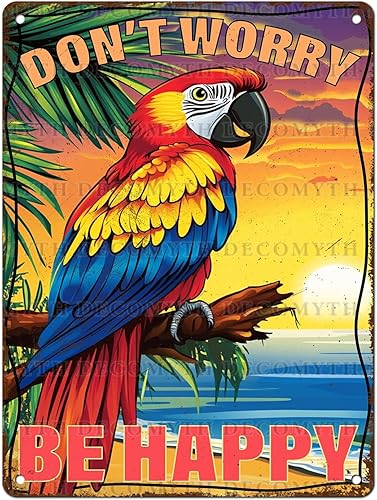 Miniatura 52 de Cartel de metal vintage de libélula retro DecoMyth, divertido cartel de pared con texto en inglés, para cafetería, oficina, bar, club, baño, granja,