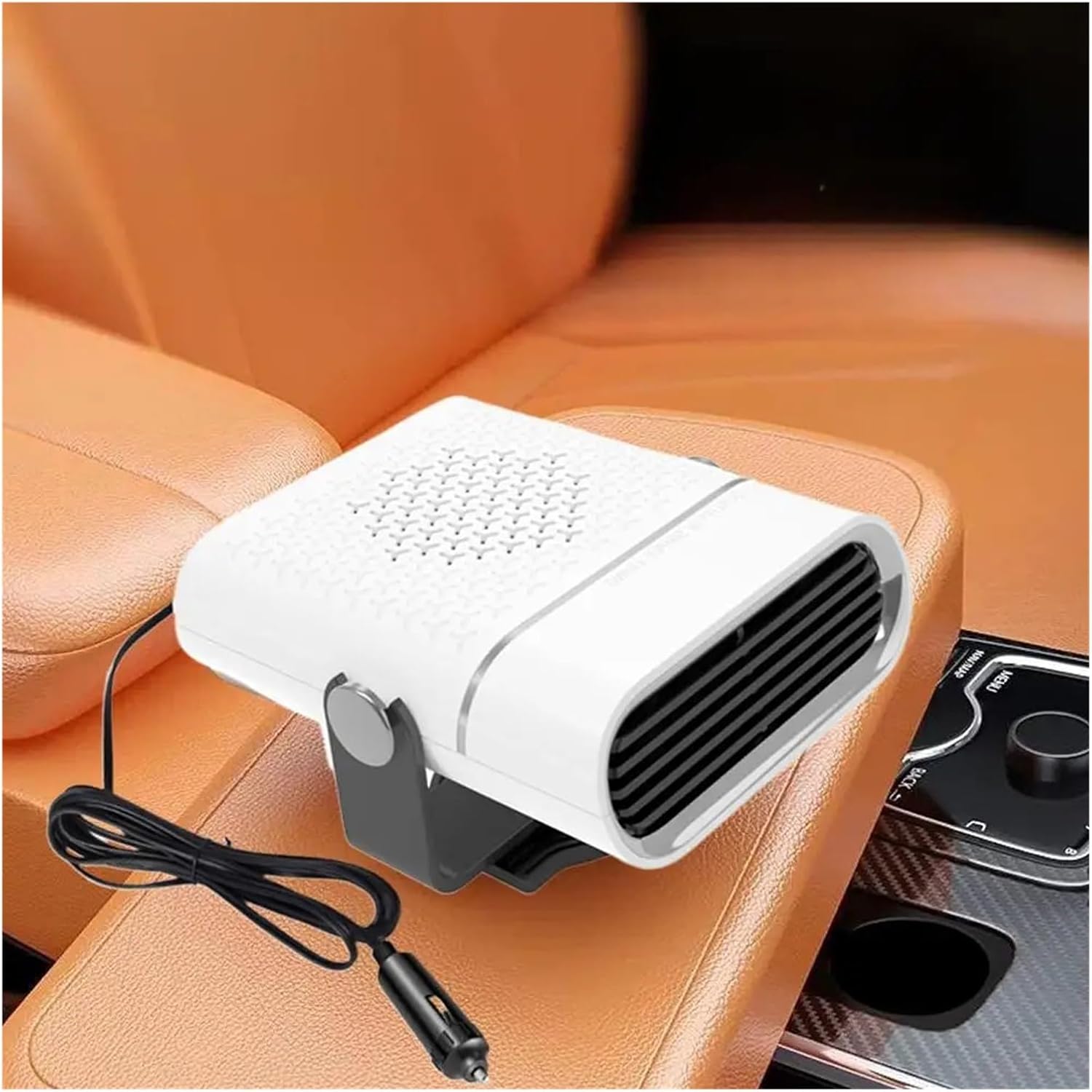 Car Heater Defroster Defogger Windshield for Winter Truck Heating and Warming 12V 120W Portable Universal(Black)