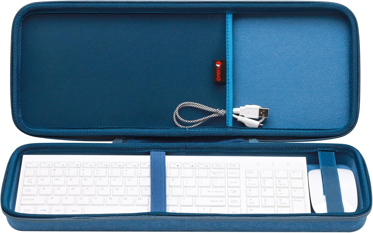 XANAD 75% 84-Key Keyboard Case,for Keychron K2 Version 2/ K2/ Q1/ V1, ASUS ROG Azoth 75%, Aula F75 Pro, Redragon K673 PRO(Pink) -Inside: 17.1"x6.1"x1.3"