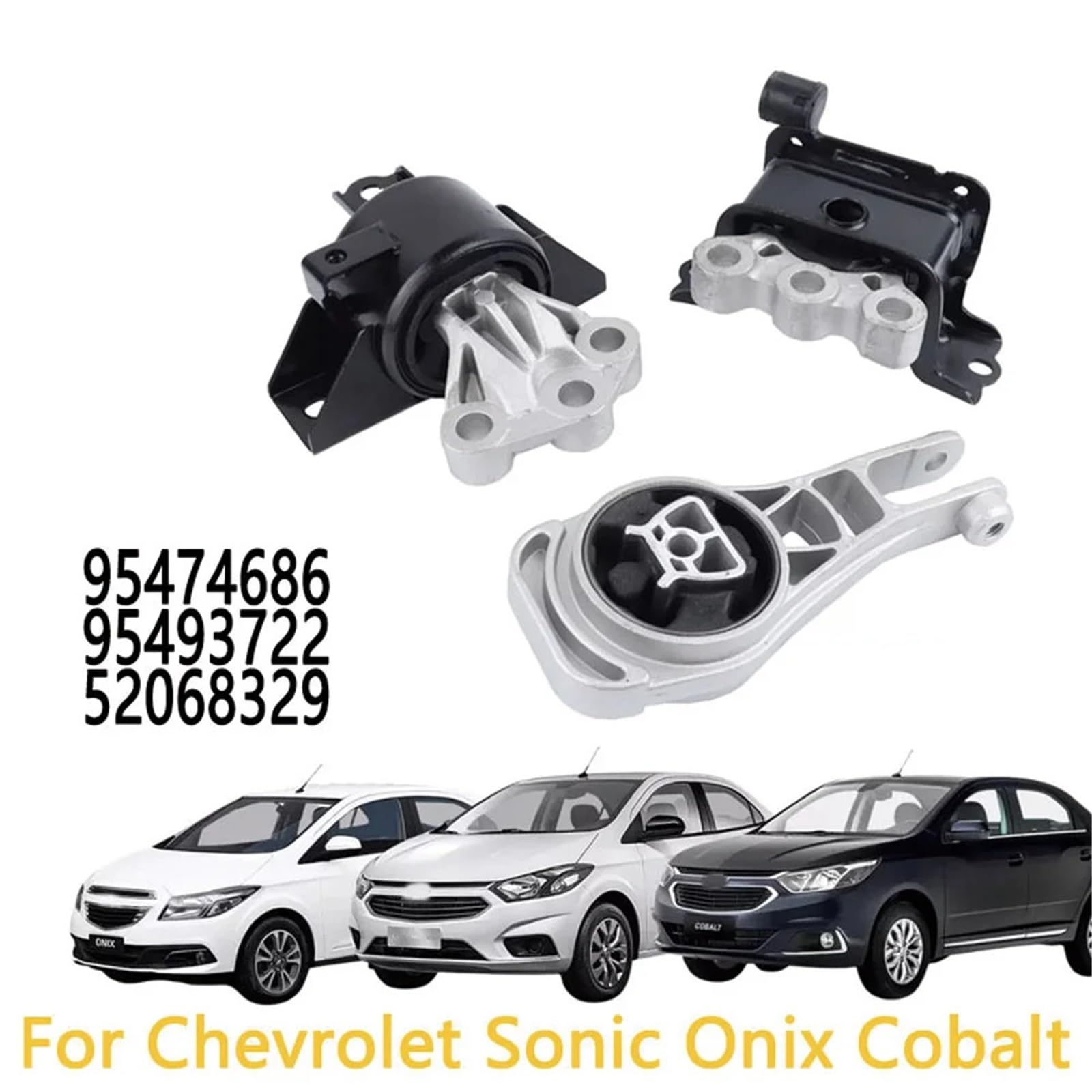Pasuje do CHEVROLET SONIC 12 52068329 95493722 95474686 Mocowanie silnika Zestaw mocowań silnika