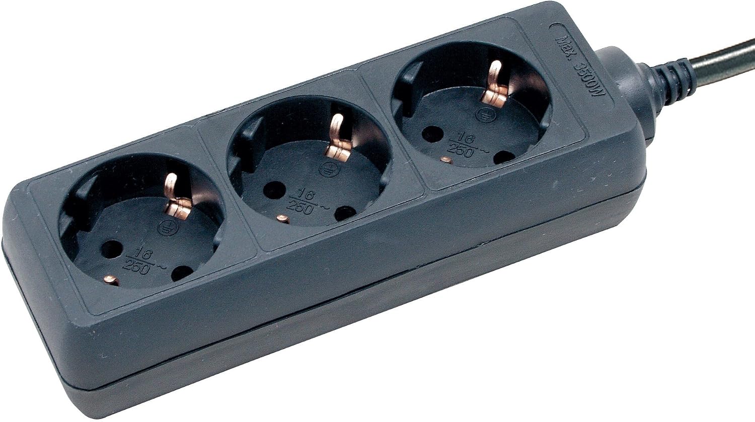 Bat Triple Socket Extension Lead Black, 1150600015 : Amazon.com.au ...