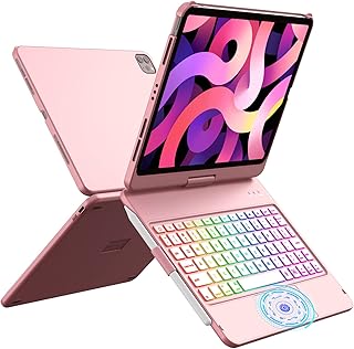 COO Keyboard Case for iPad Pro 11 2022, Multi-Touch Trackpad with 7 Color Backlit, Wireless Keyboard for iPad Pro 11 inch 2022 4th/3rd/2nd/1st Gen, iPad Air 5th/4th Gen