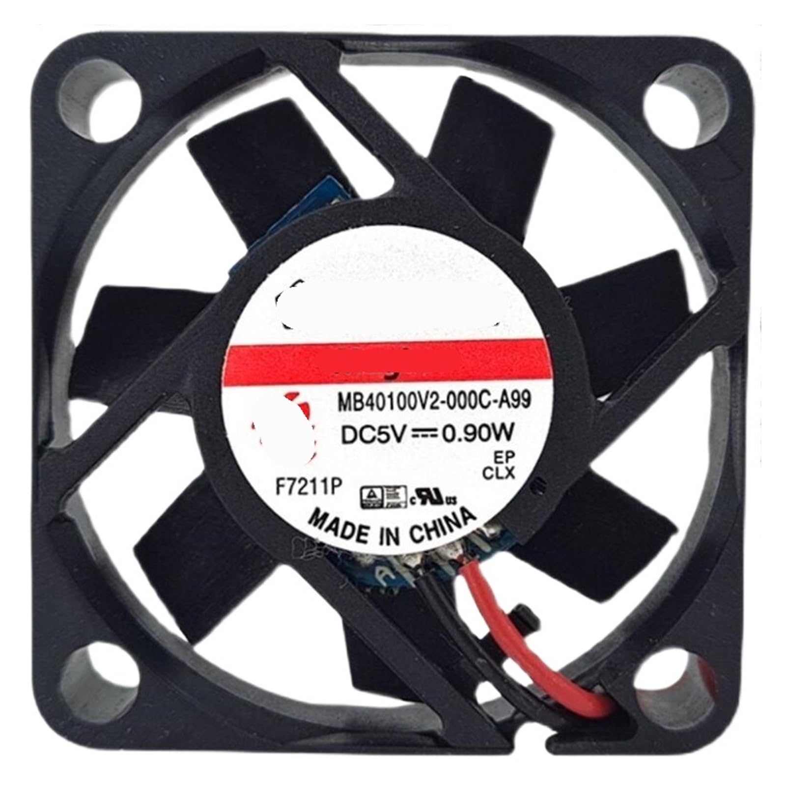 CZVJUKBYP MB40100V2-000C-A99 DC5V 0.90W 4010 Two-Wire Cooling Fan