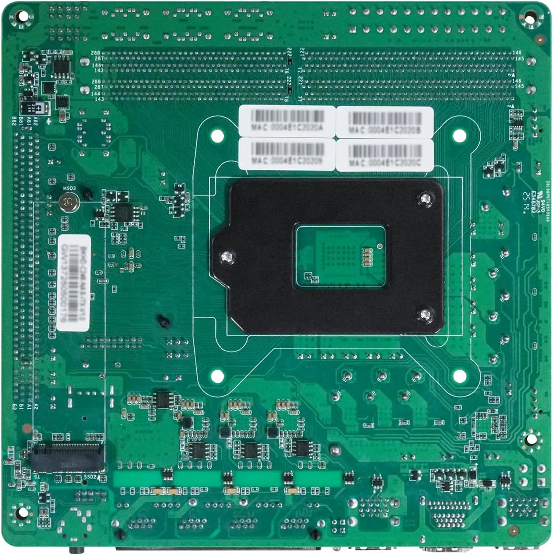 N17 NAS Motherboard C246 LGA1151(Intel/C246/Mini ITX/DDR4 Support ECC/PCIE3.0x16/4x2.5G LAN/8xSATA3/2xM.2/USB3.0/ HD DP/Soft Routing Board)