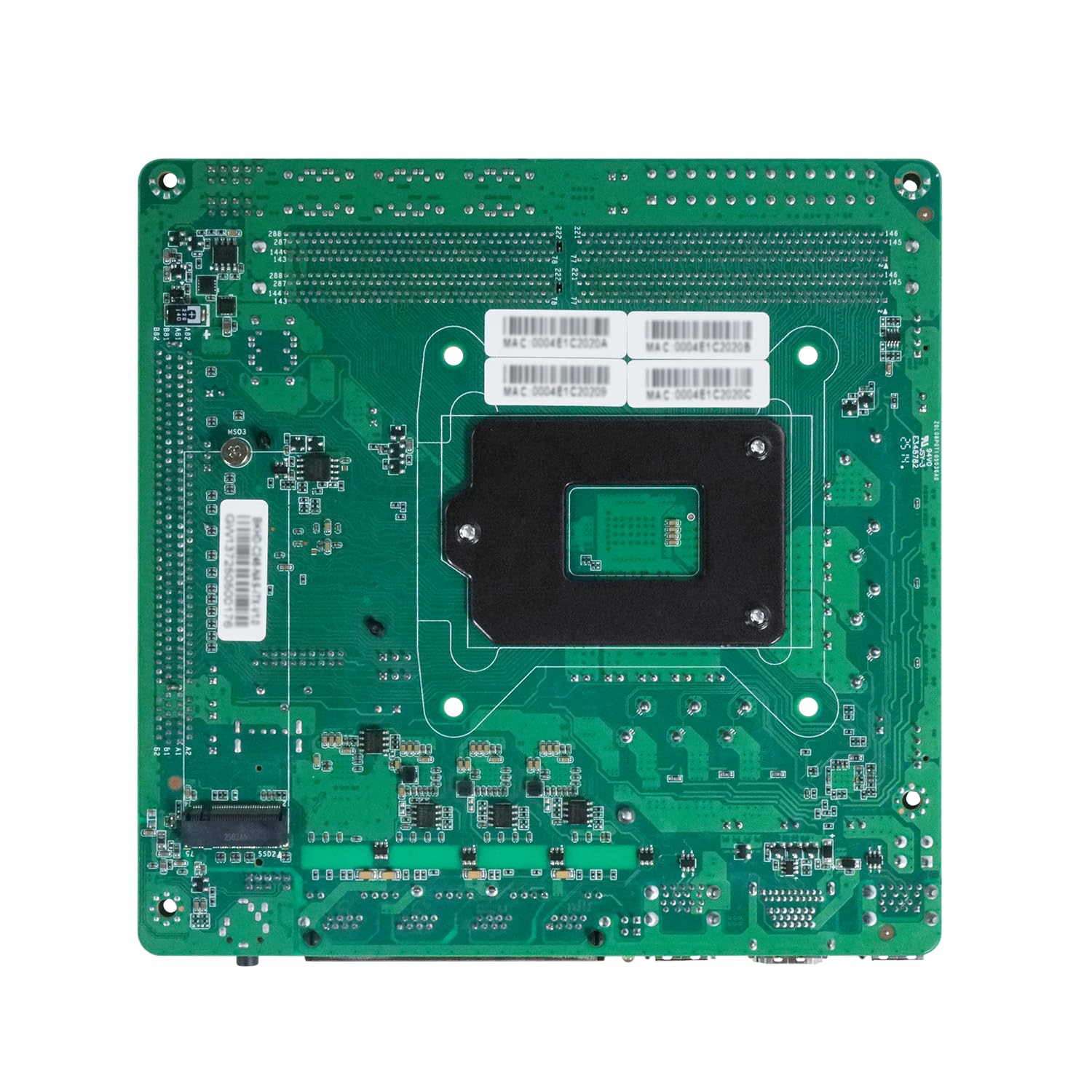 Carte Mère NAS Mini-ITX C246 - Support LGA1151, DDR4 ECC, 4 Ports 2.5GbE, 8x SATA3 - Pour Serveur NAS, Routage Logiciel