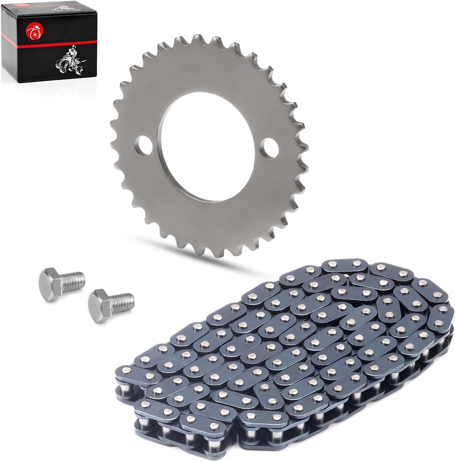 Cam Timing Chain & Sprocket for Honda ATC185 ATC200 CB100 CB125 CL100 CL125S TLR200 SL100 SL125 TL125 XL125 XL185 XL200 XR200 XR200R