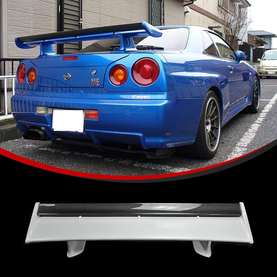 Amazon | カーボン + グラスファイバー未塗装 For 日産 Skyline