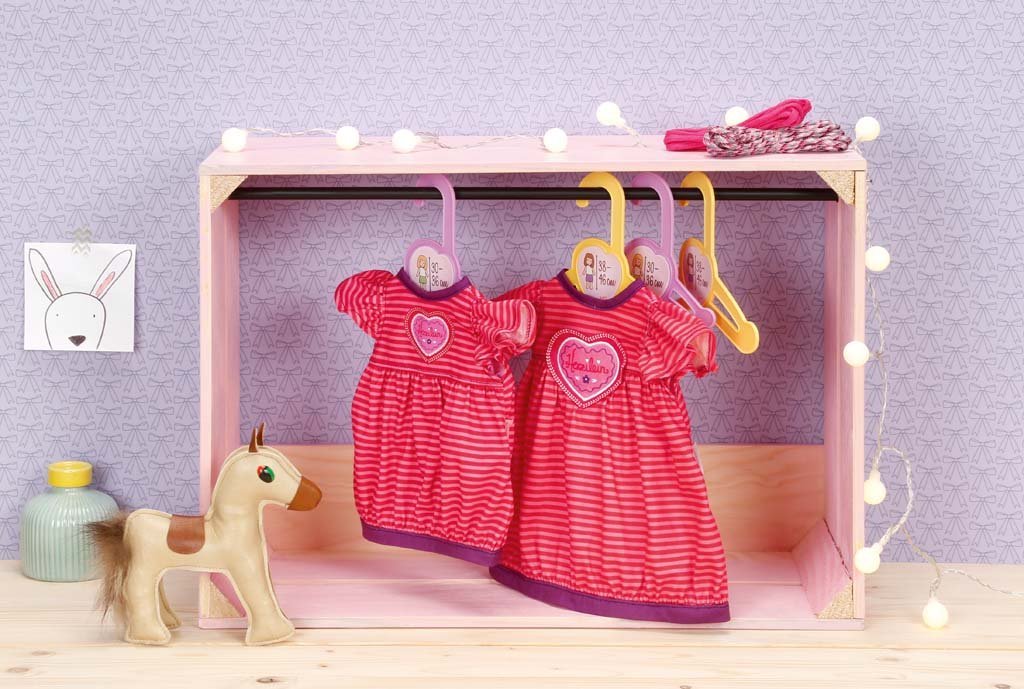 Zapf Dolly Moda 870020 Pijama de muñeca Accesorio para muñecas - Accesorios para muñecas (Pijama de muñeca, 3 año(s), Rosa, 38-46 cm, 230 mm, 13 mm)