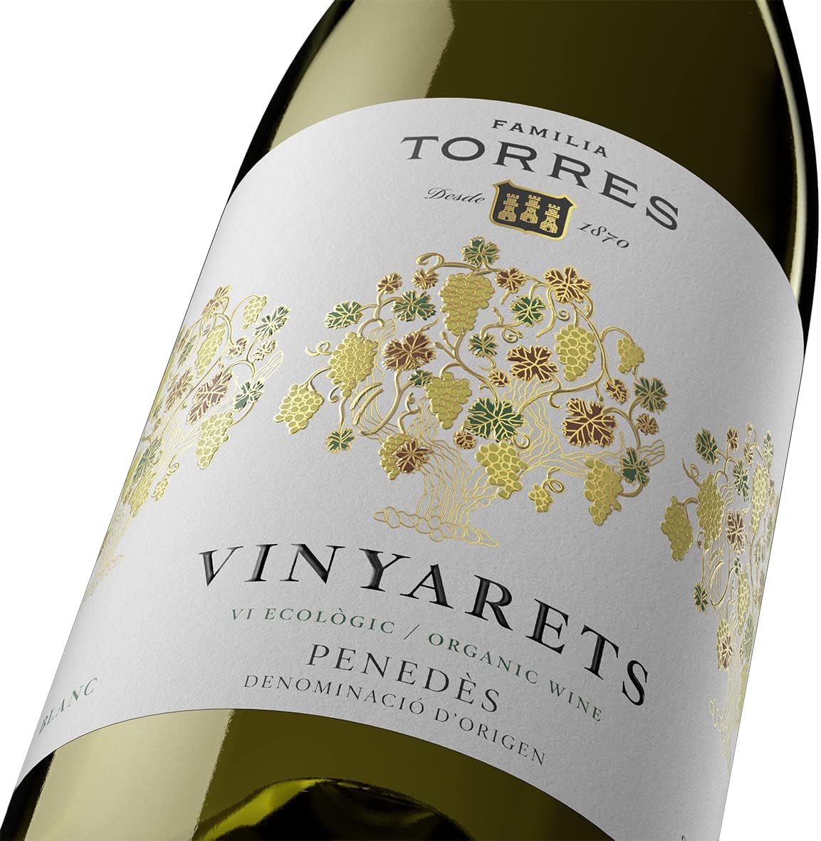 Familia Torres Vinyarets, vino blanco - 750 ml 75 cl Vinyarets, Vino Blanco