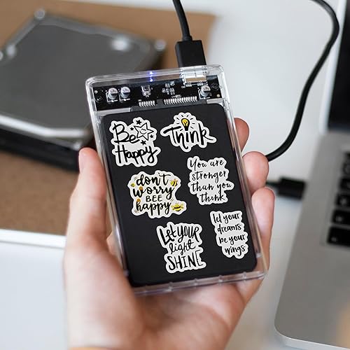 Miniatura 3 de 100 calcomanías inspiradoras para adultos, afirmaciones positivas para niños, citas motivacionales para botellas de agua, álbumes de recortes,