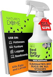 Bed Bug Spray – 100% Kill Rate, 16 OZ Natural Bed Bug & Mite Killer, Destroys Eggs, Kills Resistant Strains, Long-Lasting Protection, Safe for Home Use
