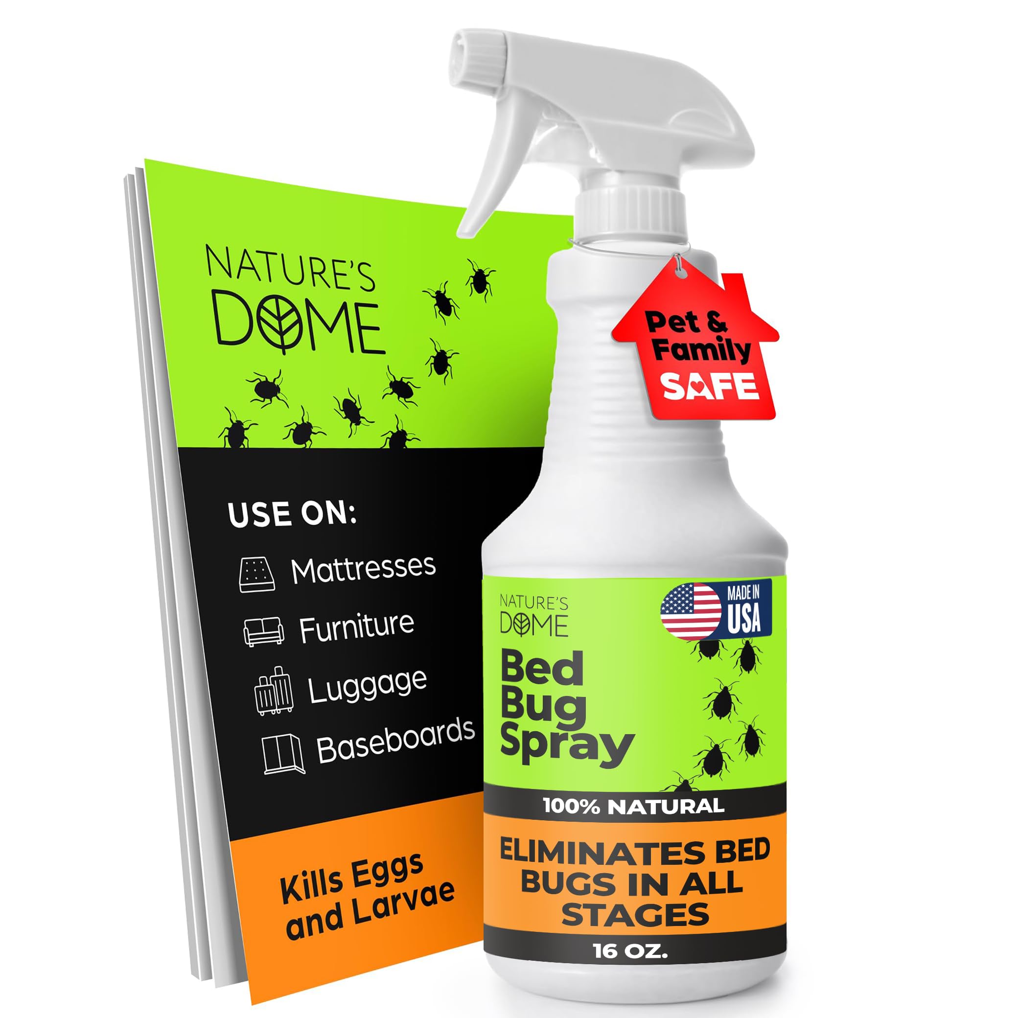 Nature's Dome bed bug spray 16 oz