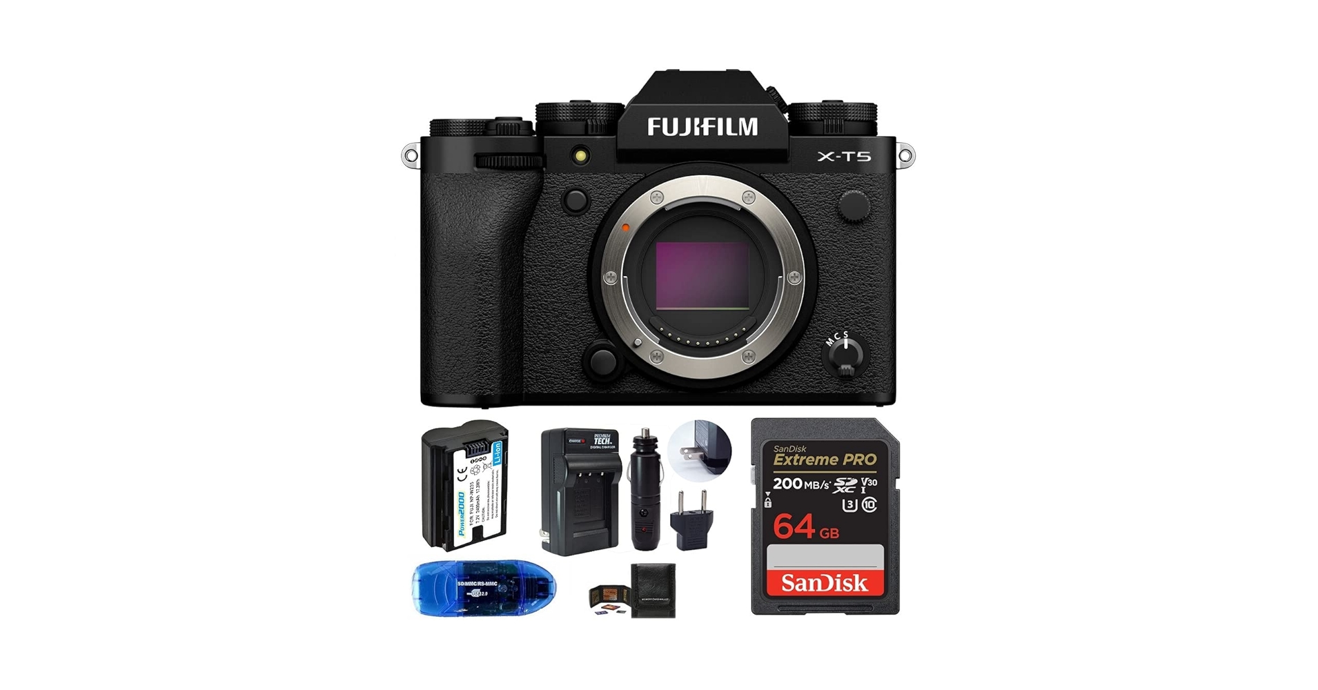 Amazon.com : Fujifilm X-T5 Mirrorless Digital Camera Body Bundle