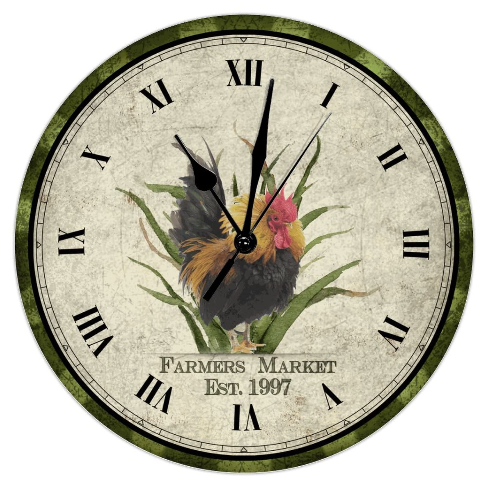 Horloge murale personnalisée en bois, le cadeau idéal pour une décoration de cuisine