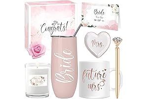 8 Pieces Bridal Shower Gifts Box Set for Wedding, Maid of Honor, Bride-to-Be