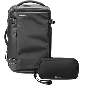 tomtoc Navigator-T66 40L Travel Backpack Hand Luggage Backpack Light-T12 Electronics Organiser Bag