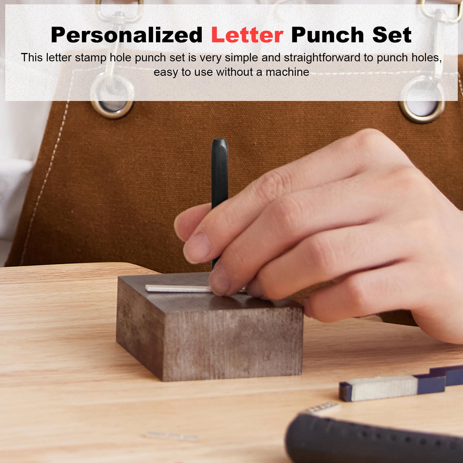 Set 37 Pezzi Punzoni Lettere E Numeri 3mm - Per Metallo, Legno, Pelle | Timbri Fai Da Te