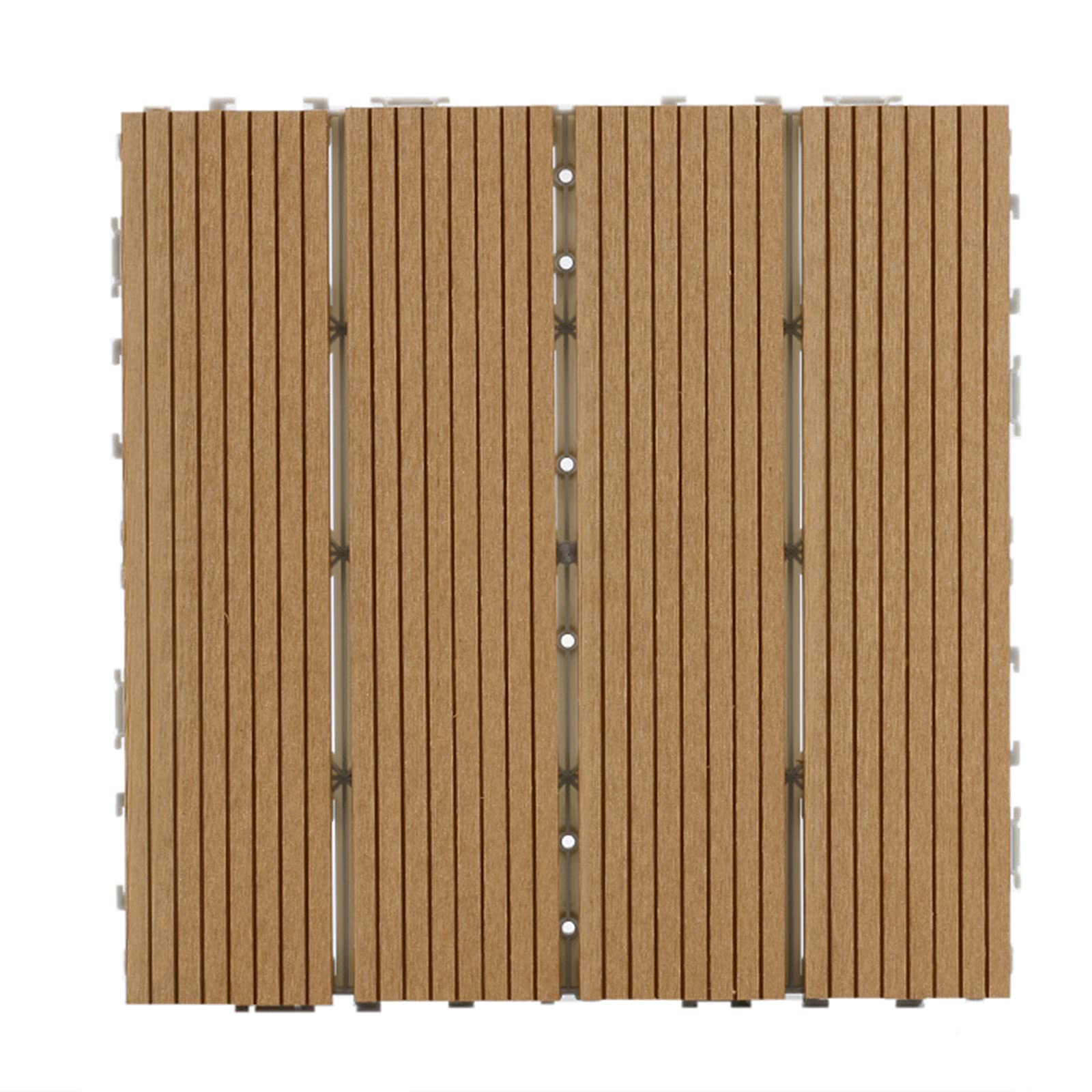 Tuiles de terrasse imbriquées imperméables et ignifuges pour extérieur