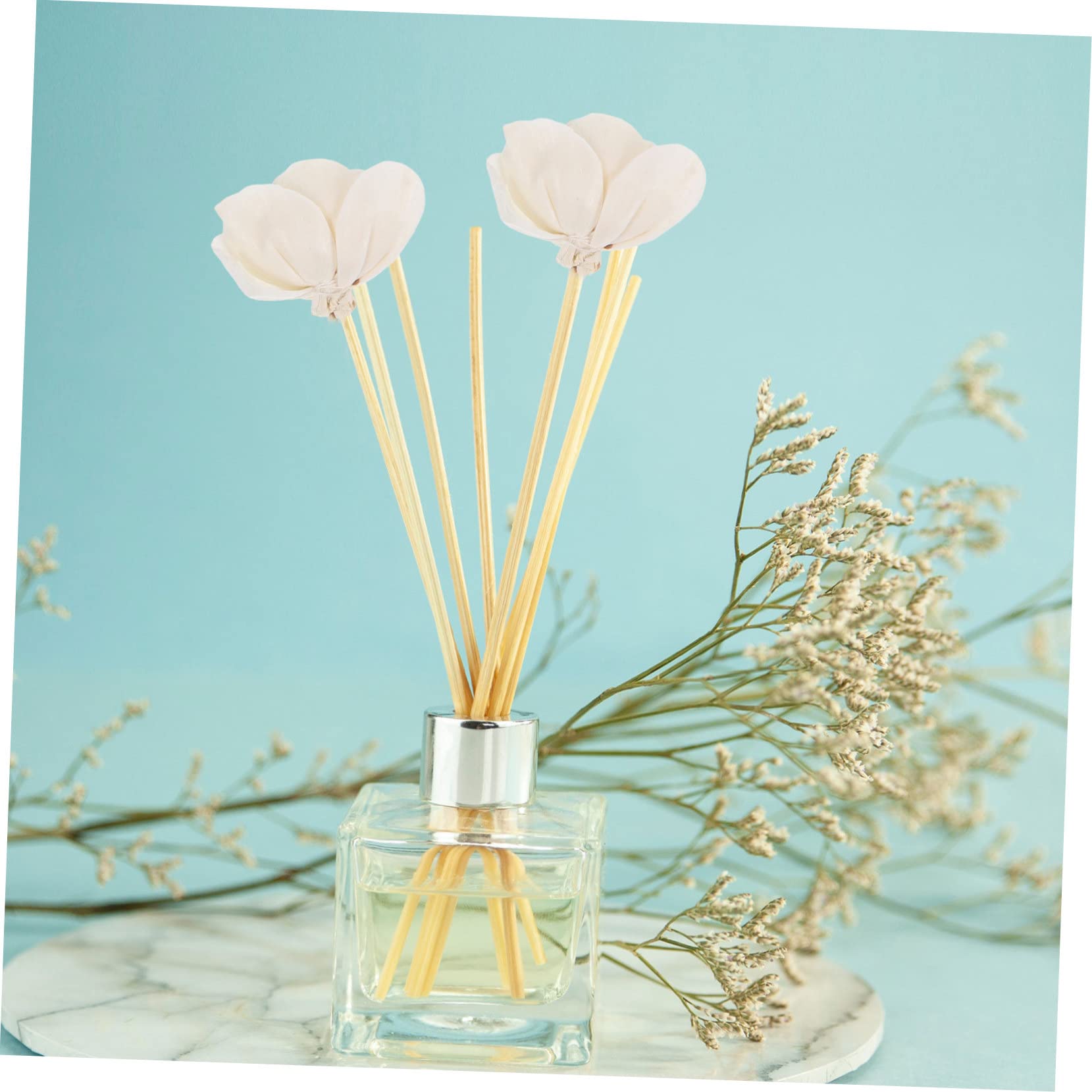 STOBAZA 24piezas Varillas Difusoras De Flores para Aceites Esenciales Decoración Aromática para Hogar y Oficina