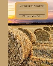 composition Notebook: Hay field