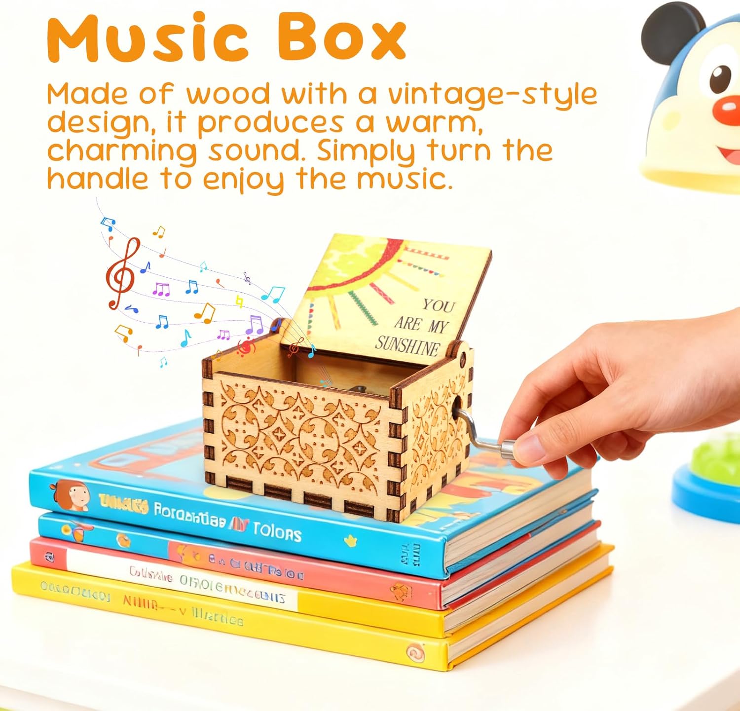 Kids Musical Instruments Ages 5-9, Kalimba Harmonica Music Box, Mini Musical Toys Small Wooden Toy Instrument Music Gift Set 5 6 7 8 9 + Year Old Girl