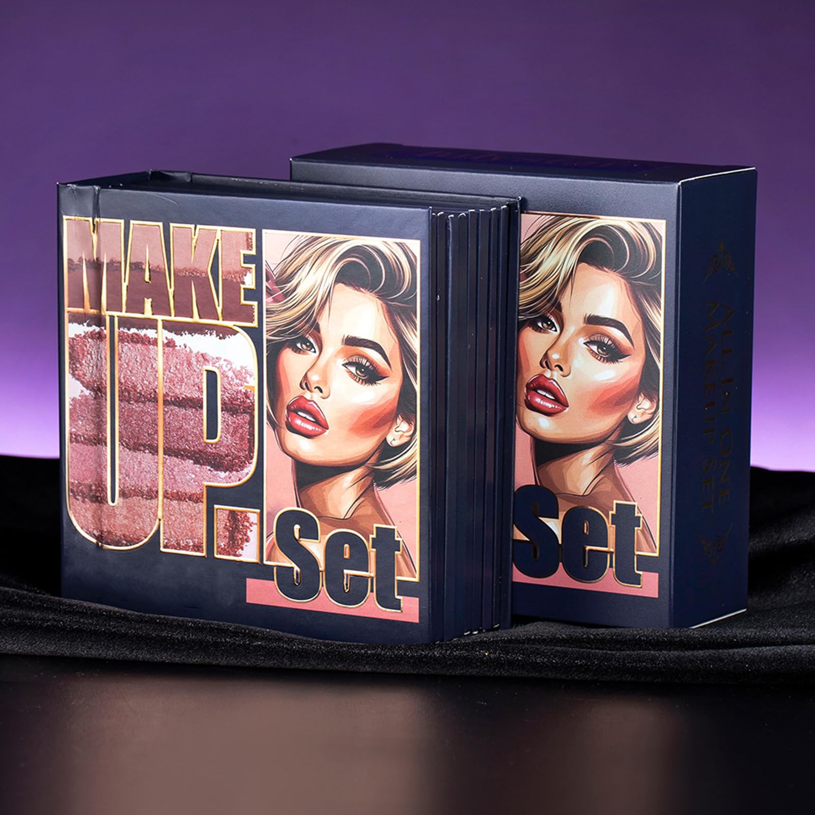 Palette Trucco Fard Correttore Sfumabile | Palette di Trucco con Polvere per Contorno e Ombretti Per Viso Occhi Labbra Donne Ragazze San Capodanno Matrimonio