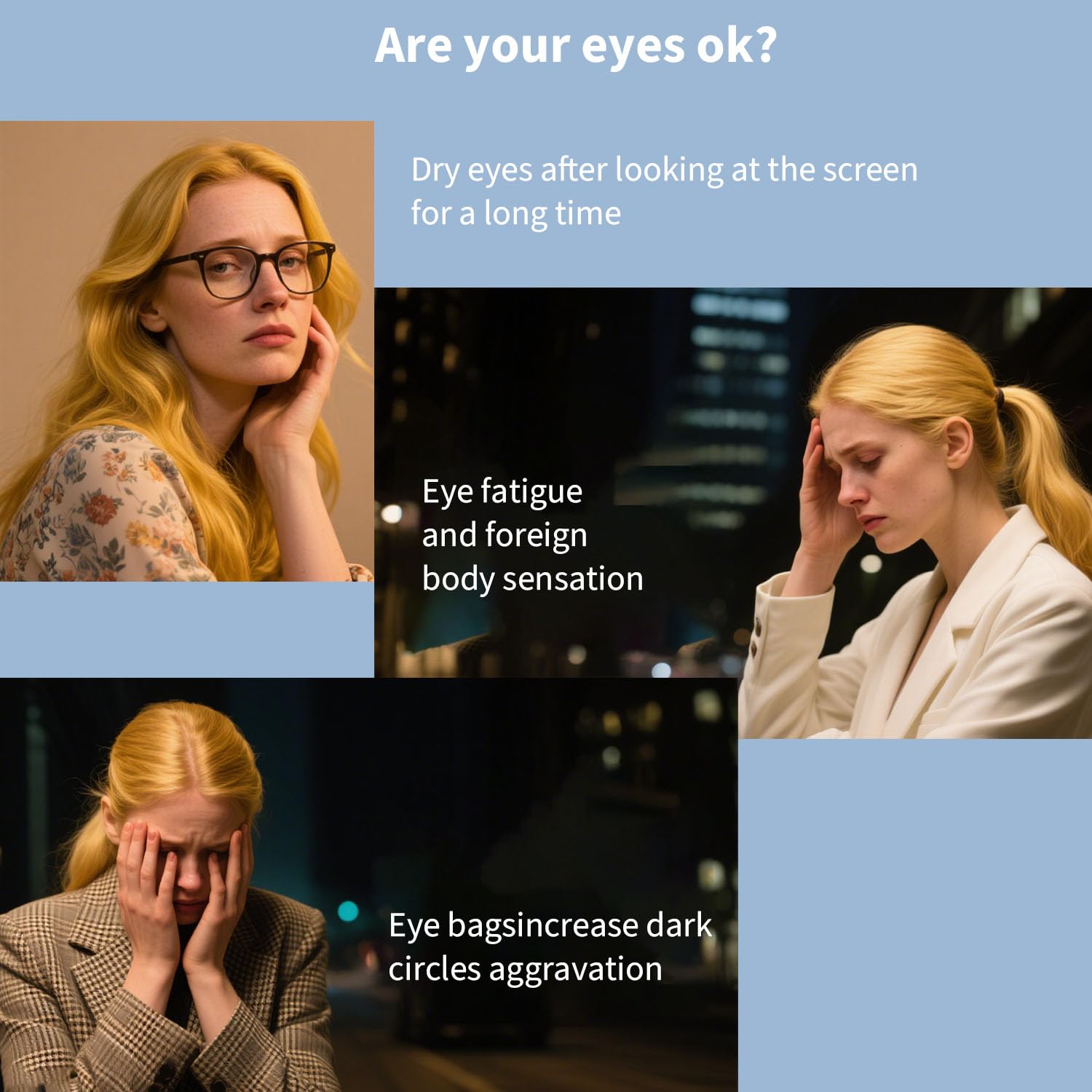 Kingm Eye Steamer for Dry Eye,Portable Warm Compress for Eyelid with 2 Levels Adjustable Steam，with Heated and Warm，Relieves Dry Eyes, Stye, and Puffiness, Dark Circles (1200mAh)