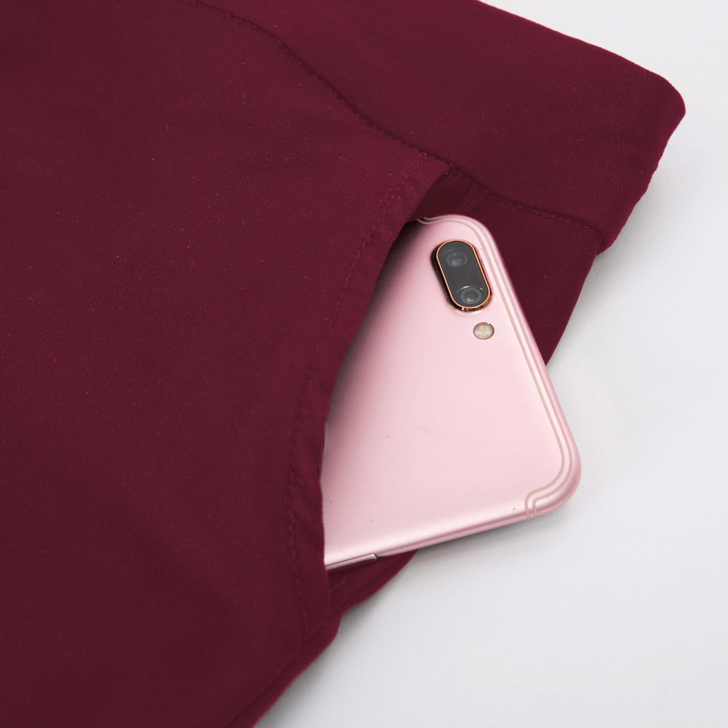 Kate Kasin Womens Knee Length Elastic Waist Basic Stretchy Bodycon Business Pencil Skirt - Image 4