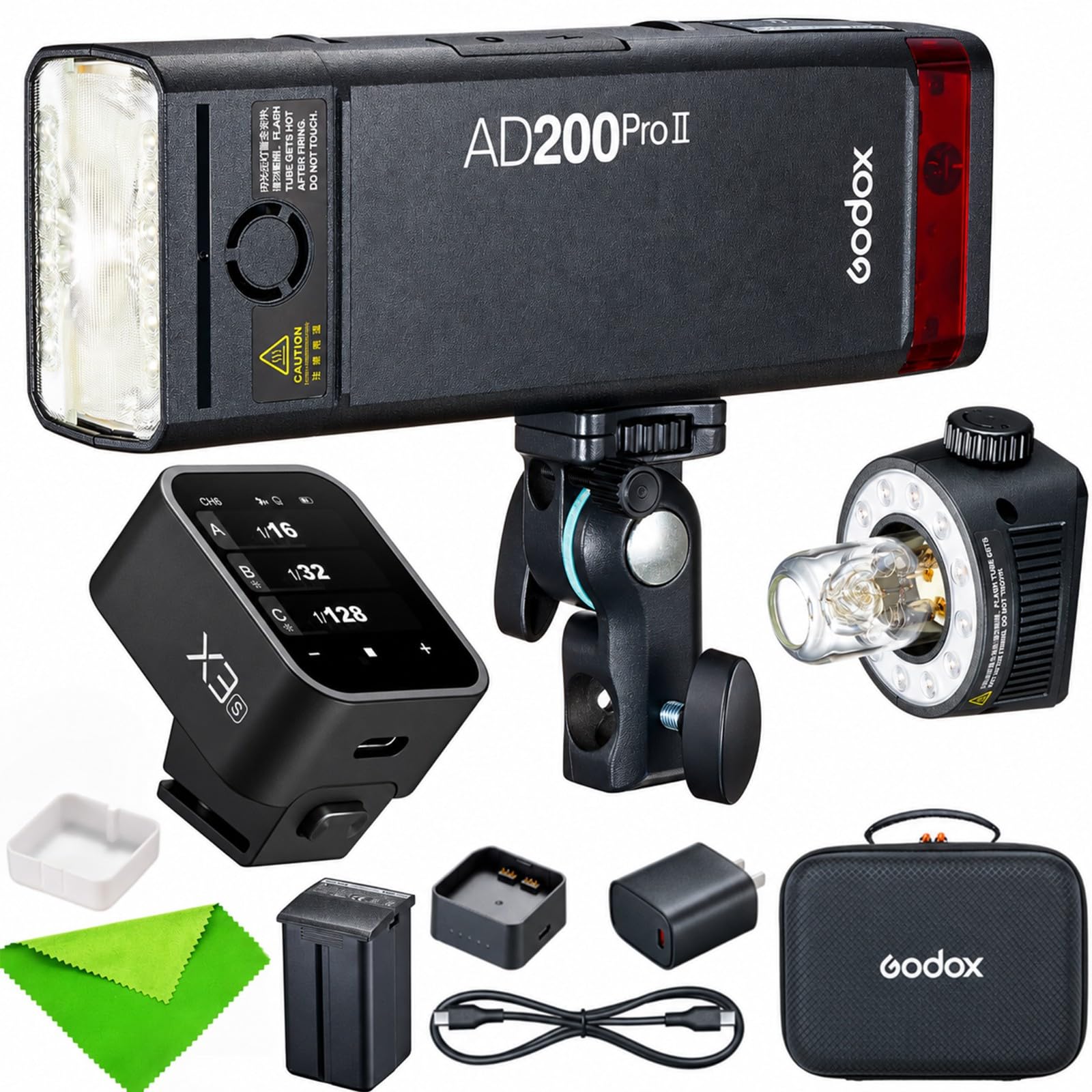 Amazon.com: GODOX AD200 Pro II AD200Pro II 200Ws TTL Flash with X3