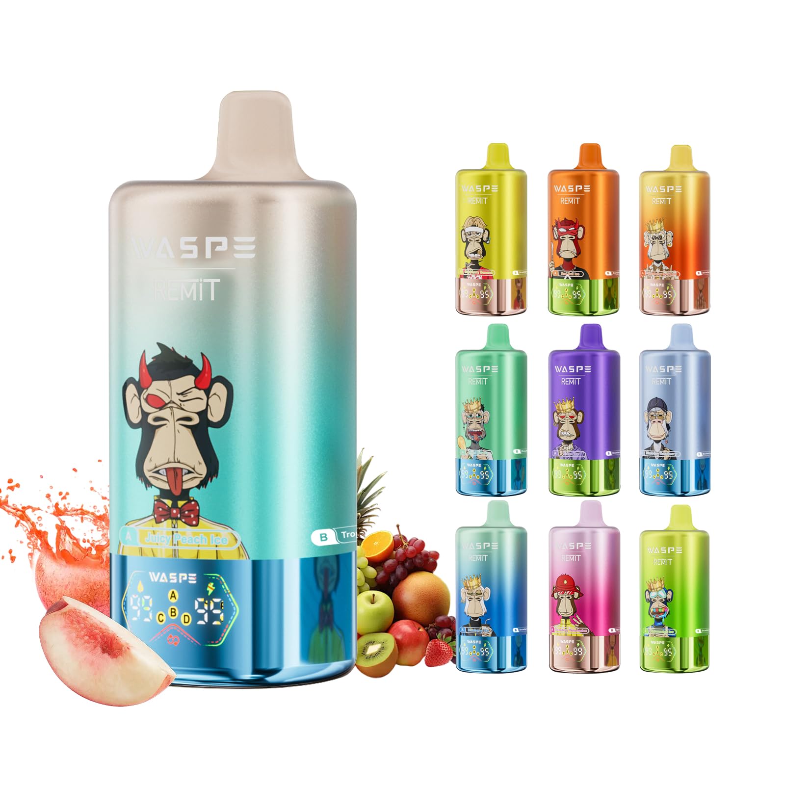 【100000回】電子タバコ 使い捨て ベイプ WASPE remit vape…