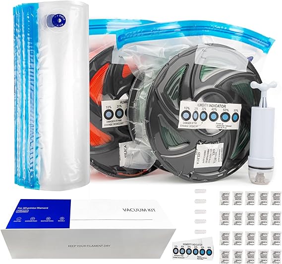 YOOPAI Filament Vacuum Bag Kit, 20Pack Cleaning Drying Sealed Bags