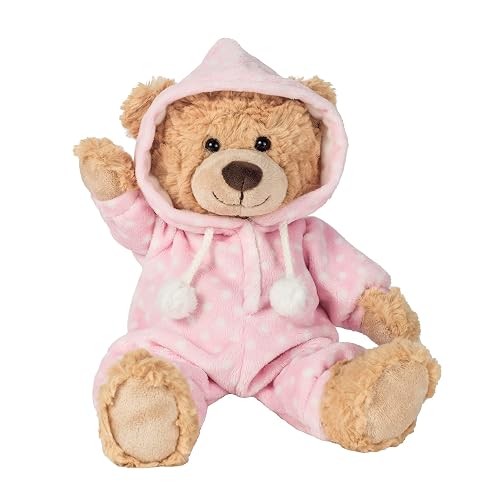 Teddy Hermann 91386 Osito en Pijama Rosa 30 cm, Peluche