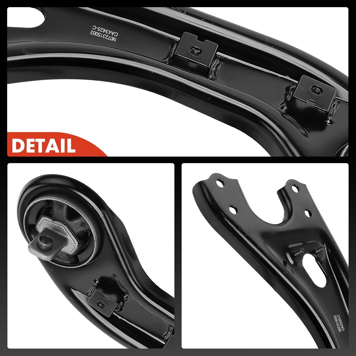 A-Premium 2 x Rear Suspension Trailing Arm Compatible with Kia Sorento 2014-2015 & Hyundai Santa Fe Sport 2013-2014, FWD Only