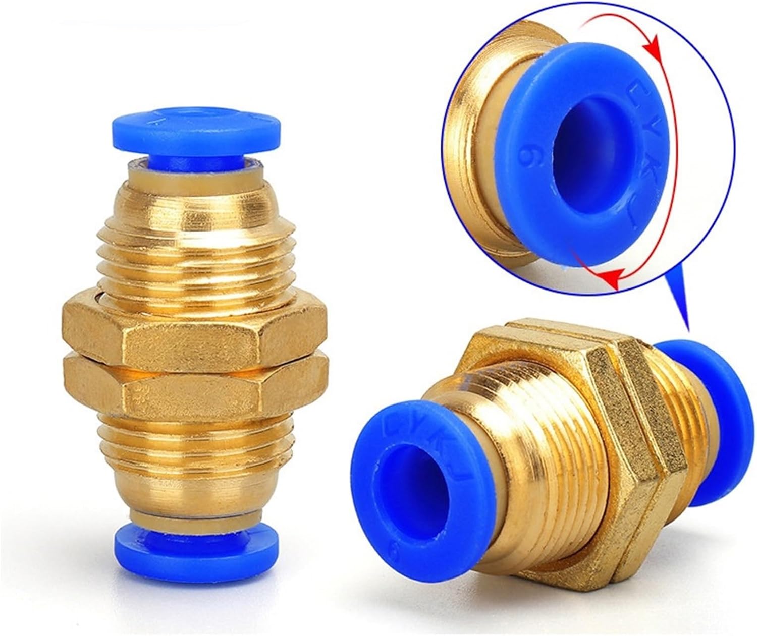 Air Pneumatic Quick Fitting Tubes Connectors Straight 8mm 6mm 4mm 10mm 12mm OD Hose Tube One Touch Push Into Gas Connector(OD 12mm)