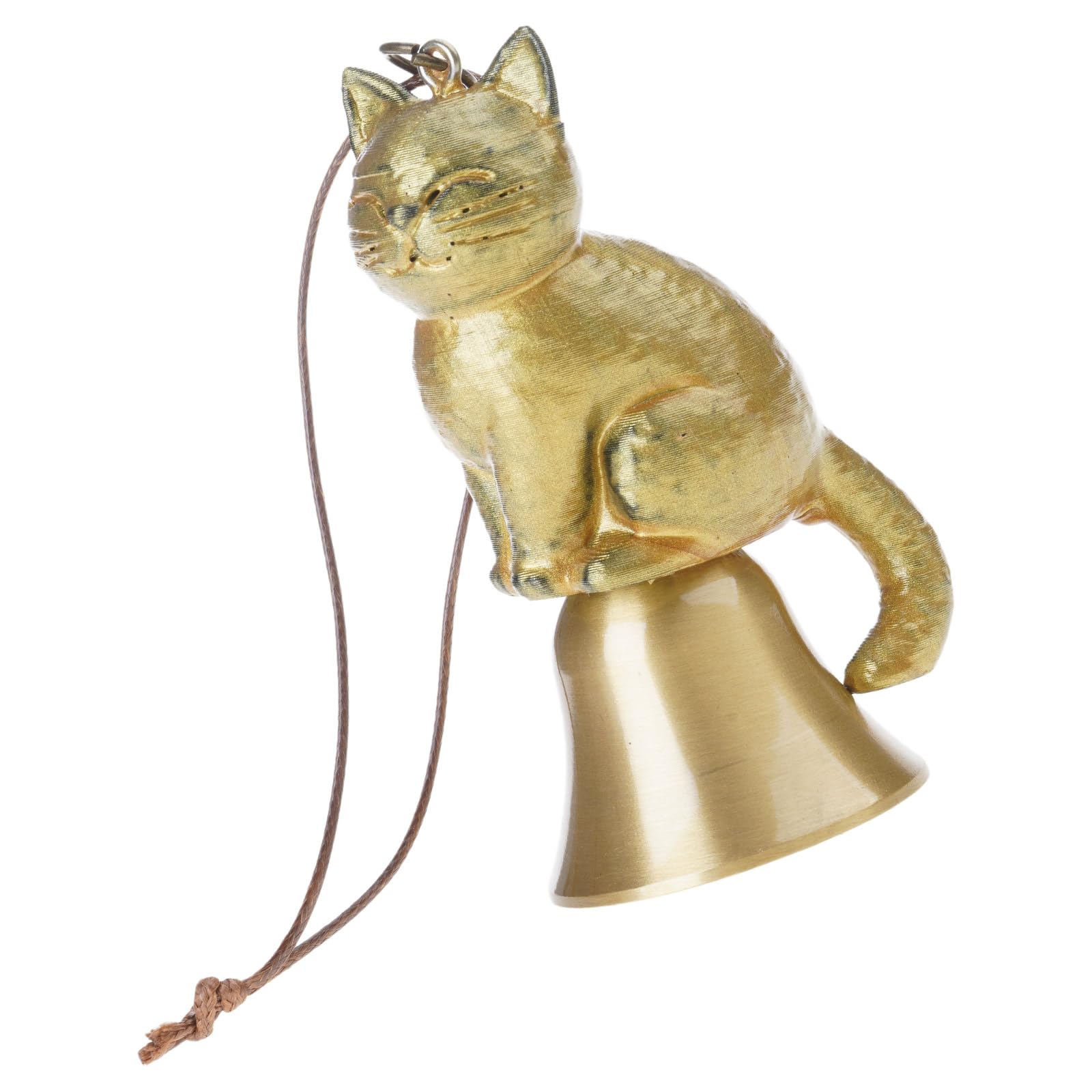 NEWFT Vintaged Metal Kitten Winds Chimes Outdoor Garden Decoration Harmonious Sound Hanging Art Rustproof Designing Weather Resistant Kitten Winds Chimes