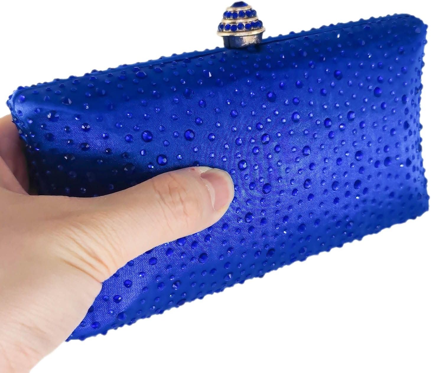 Boutique De FGG Crystal Clutch Purse for Women Formal Evening Bags Party Rhinestone Clutch Bag Wedding Prom Handbags,Mini - Image 7