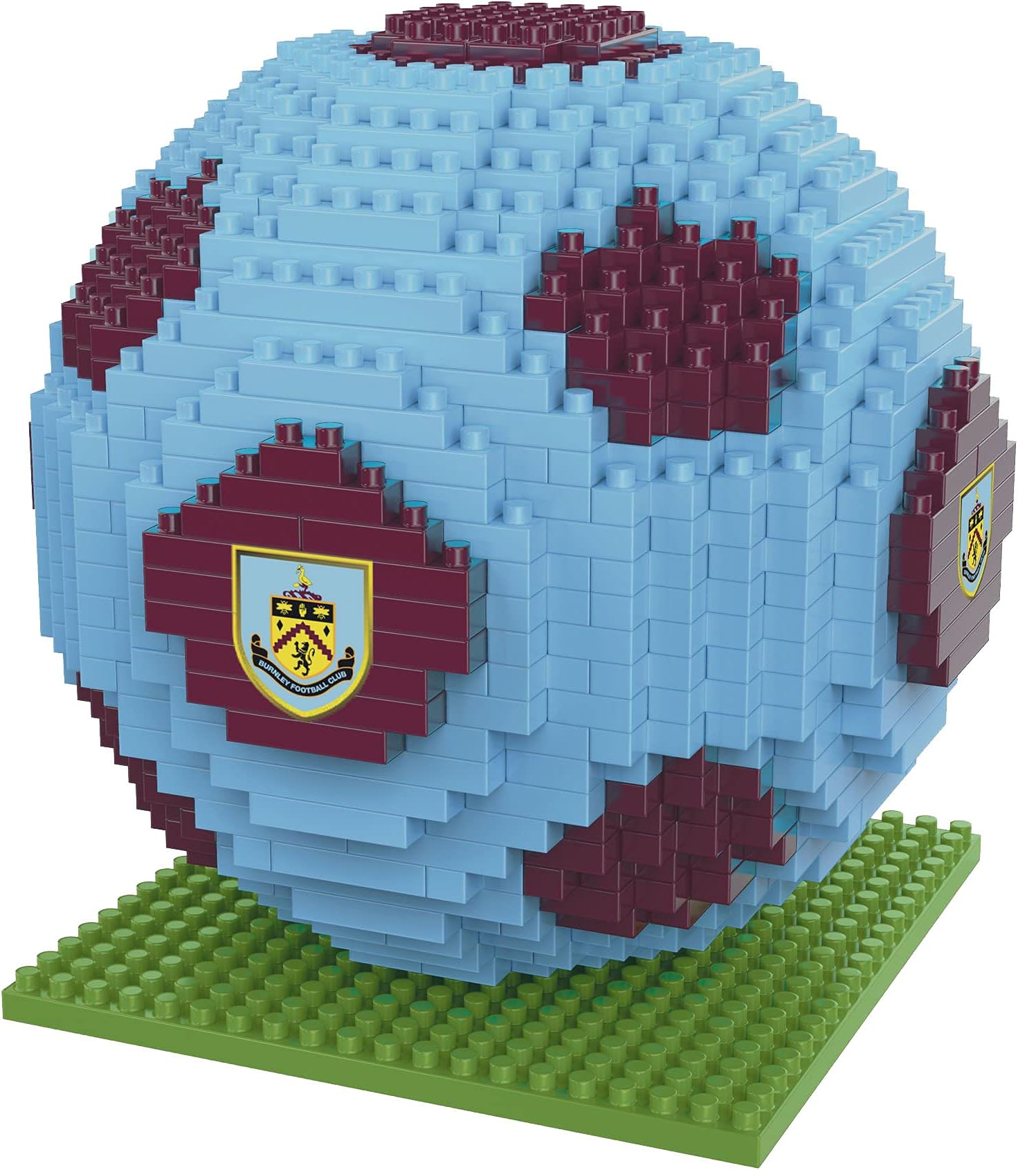 FOCO BRXLZ Burnley FC Football Premier League Championship Logo Team Building Set 3D Construction Toy