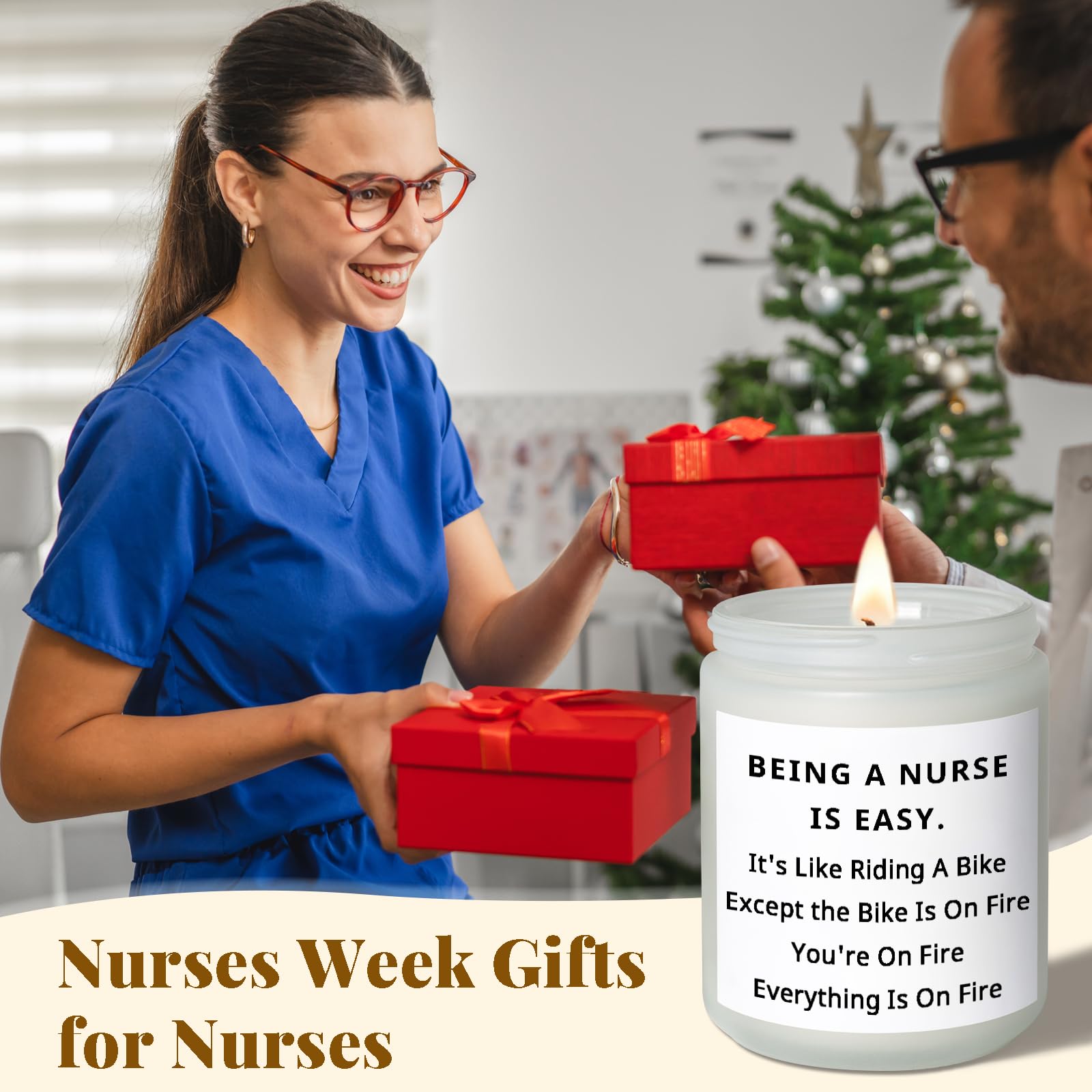 Nurse Gifts for Nurses, Nurses Week Gifts for Women Men Nurse Appreciation Gift for Practitioner Medical Assistant CNA RN LPN, Nursing School Student Graduation Gift for Her Him, Funny Birthday Candle