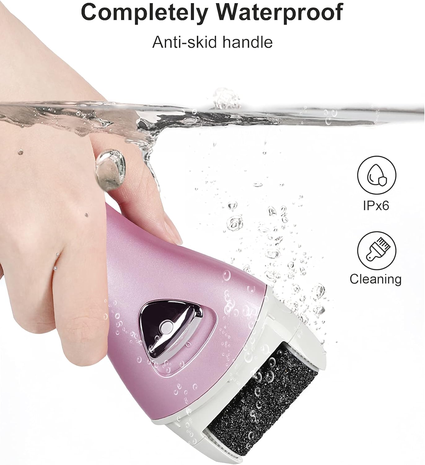 Electric Feet Callus Removers Rechargeable,Portable Electronic Foot File Pedicure Tools, Electric Callus Remover Kit,Professional Pedi Feet Care Perfect for Dead,Hard Cracked Dry Skin（Pink） : Beauty & Personal Care