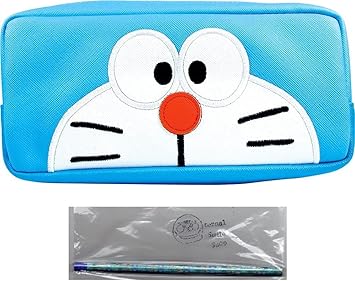 Amazon ドラえもん 筆箱 ドアップ ペンケース ペンポーチ 小物入れ アイムドラえもん 当店オリジナルロゴ入り鉛筆 2点セット ふでばこ 鉛筆 ペンケース 文房具 オフィス用品