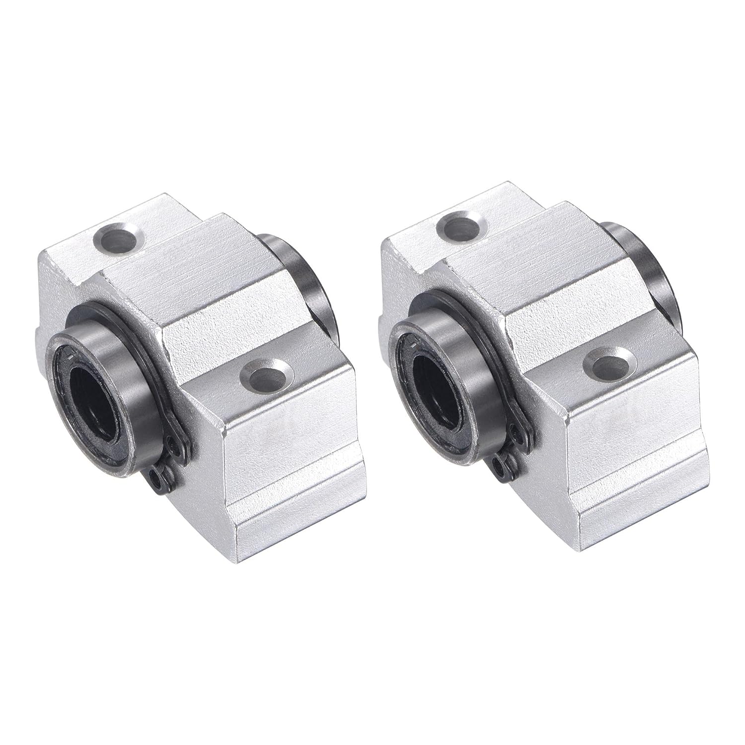 uxcell SCV25UU Linear Ball Bearing Slide Block Units, 25mm Bore Diameter 2pcs