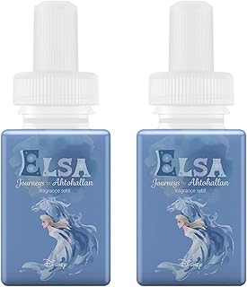 Disney Collection Scent Refill - Smart Home Air Diffuser - Home Scent Refill - Up to 120-Hours of Premium Fragrance per Vial - Diffuser Fragrance - 2 Pack, Elsa Journeys to Ahtohallan