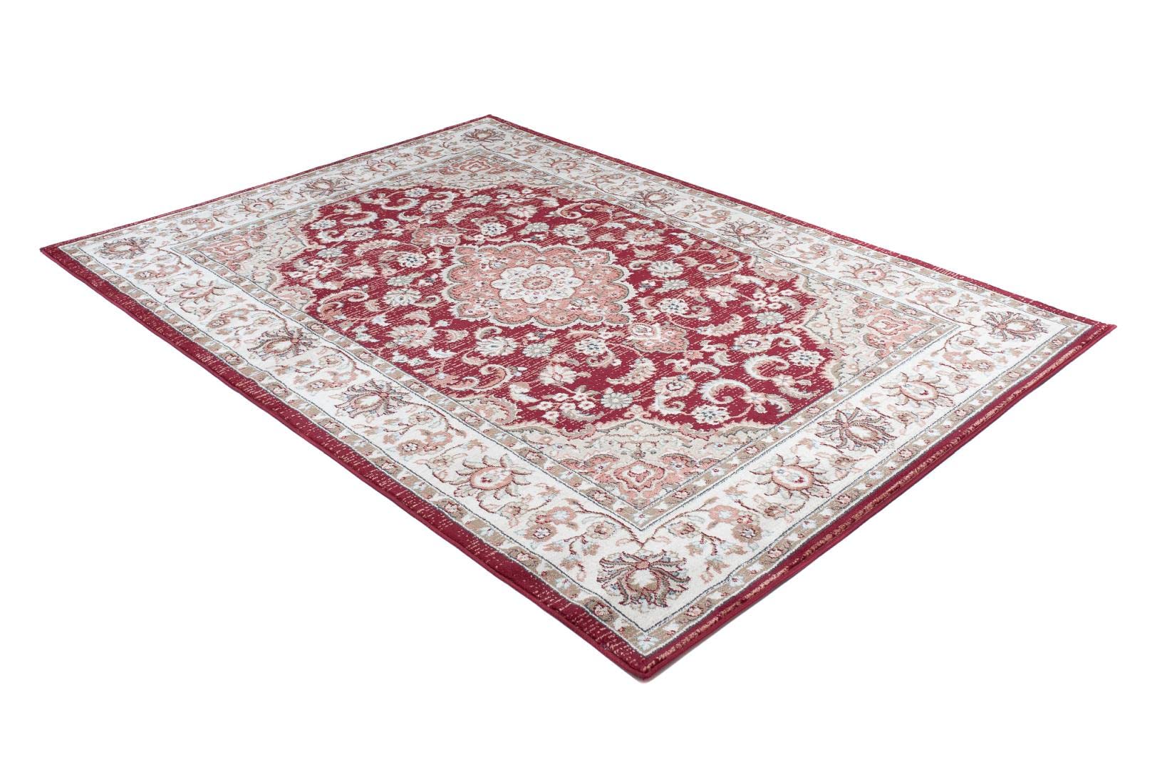 Mazovia Alfombra Pasillo 60x100cm Rojo Clásico Tradicional Suave Pelo Corto