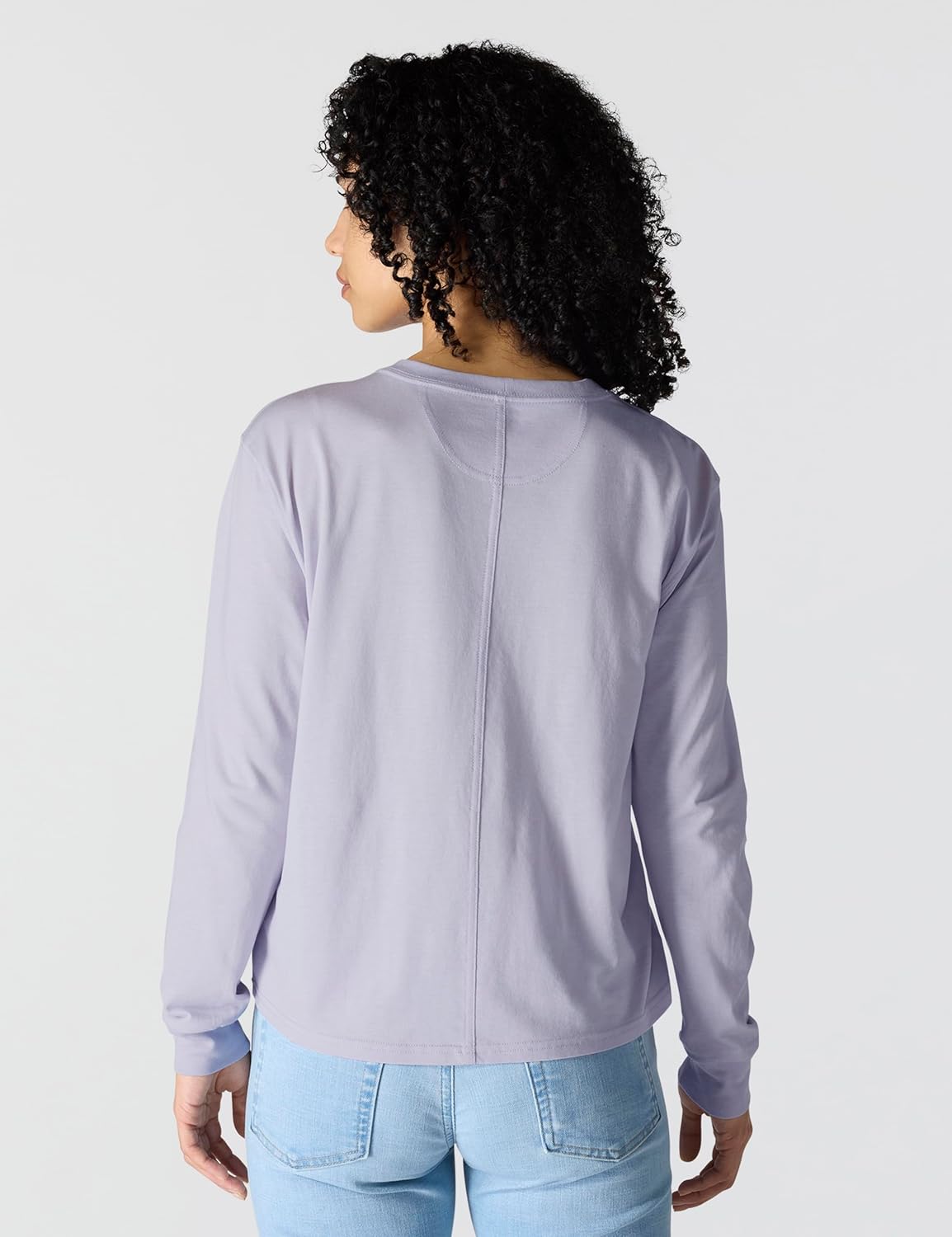 Carhartt Womens Tencel Fiber Series Loose Fit Long-Sleeve Pocket T-Shirt - Image 3