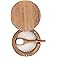 DGYLL Acacia Wood Salt Container with Spoon Keeper Salt Box Spice Storage Box Condiment Pot Sugar Bowl with Spoon and swiveli