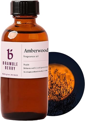Miniatura 13 de Bramble Berry Aceite de Fragancia de Ámbar Negro y Lavanda 2 oz | Aroma Herbal Cálido para Jabón, Velas, Perfume y Bombas de Baño | Seguro para la